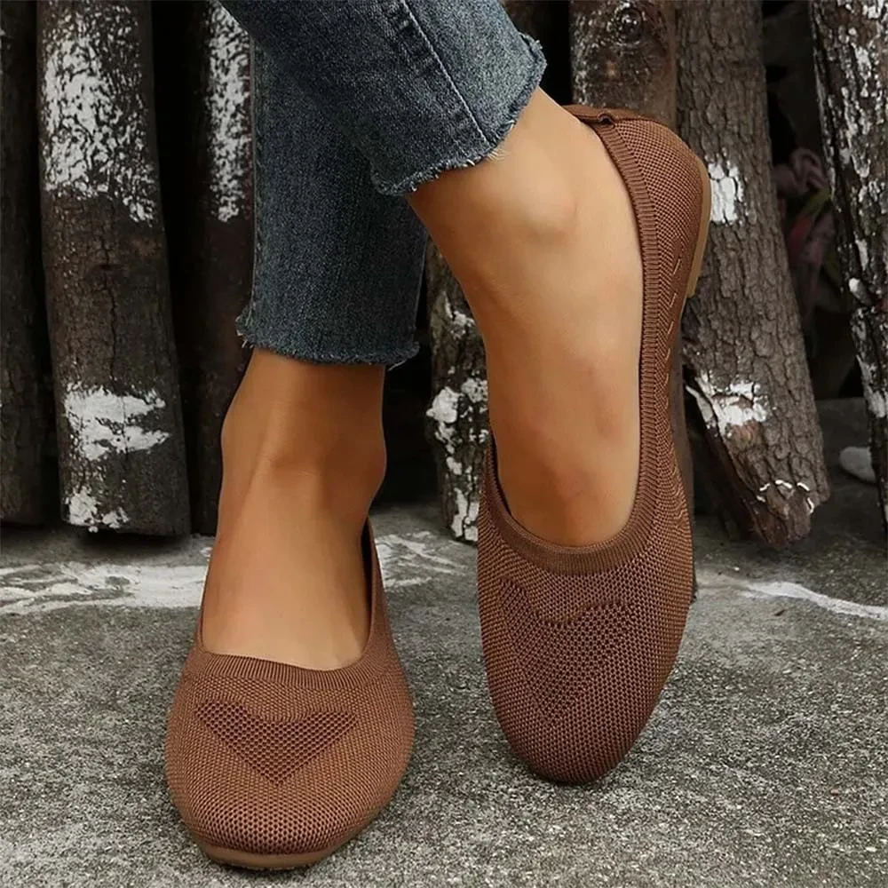 Women's Woven Breathable Flat Orthopaedic Shoes