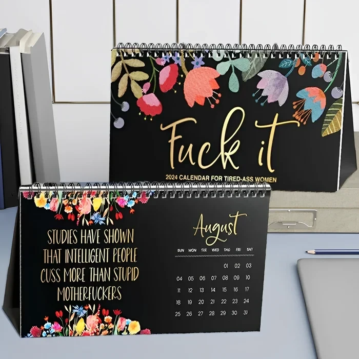 GiftTree NZ Calendars🔥 Sale Ends This Week  2024: Fuck It or Fuck Me' Calendar for Tired-Ass Women