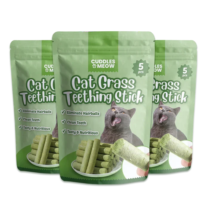 Cat Grass Teething Sticks™