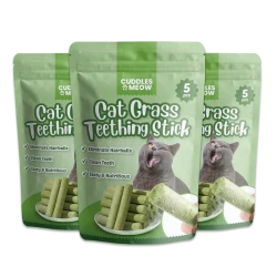Cat Grass Teething Sticks™