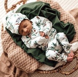 Snuggle Hunny Growsuit | Eucalypt | Newborn