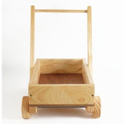 🌿🇳🇿 NZ Handmade Wooden Push Trolley
