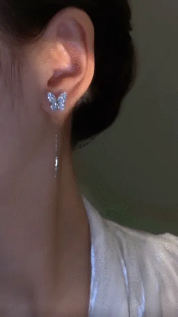 ✨Shiny butterfly earrings