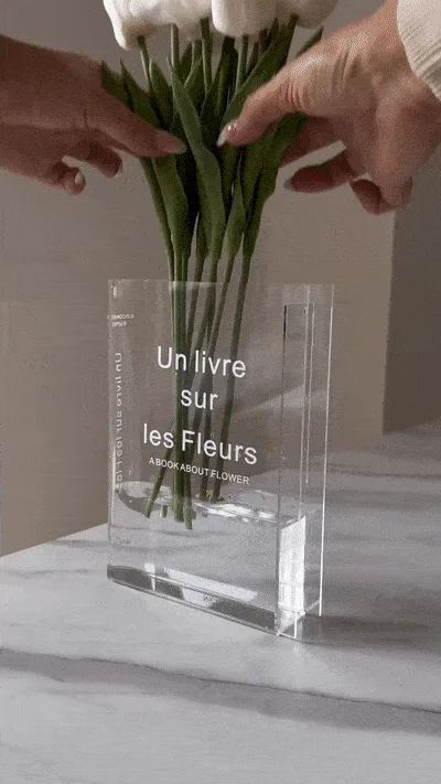 Flowers - Book Vase