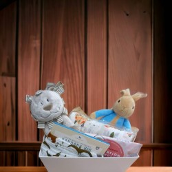 Mom & Baby Essentials Care Basket: Soft Toys, Hydration Powder & More - A GiftTree NZ Treasure