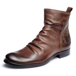 Men's Vintage Rider Leather Boots