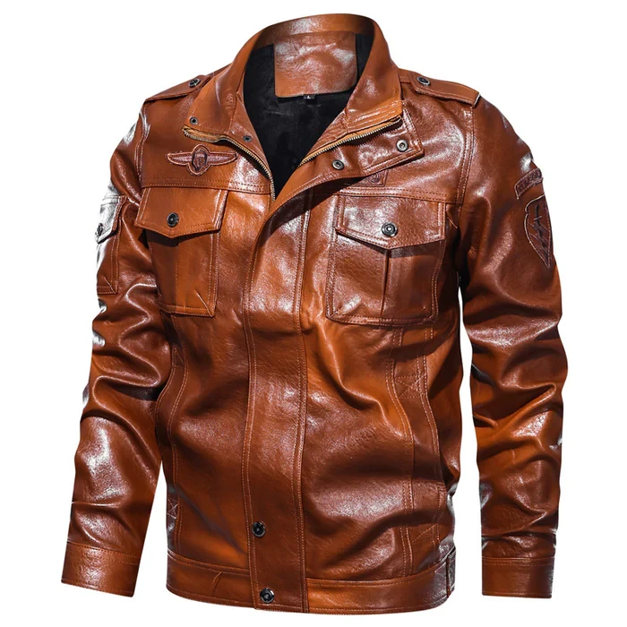 Men's Casual Leather Jacket