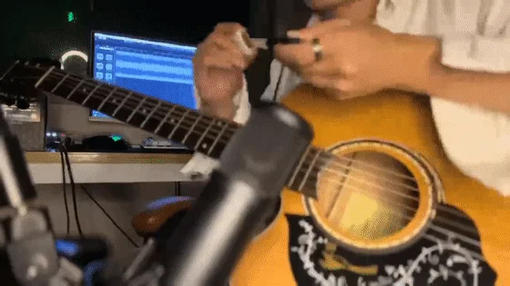 Guitar Playing Bow