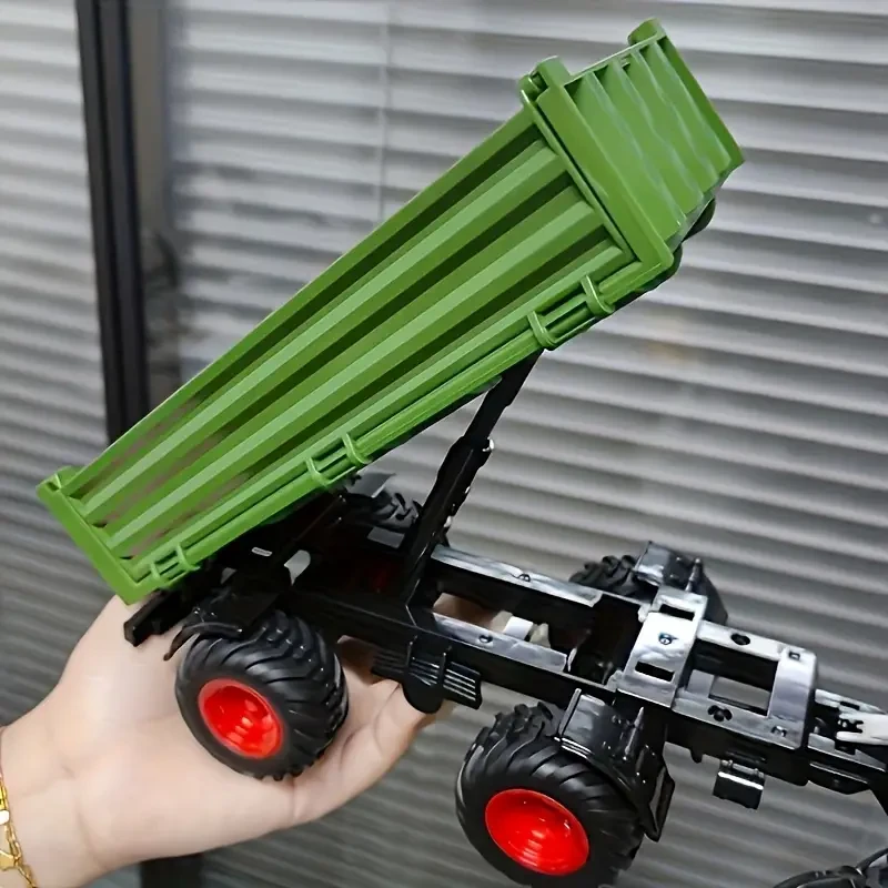 Farm Tractor Toy Set with Trailer