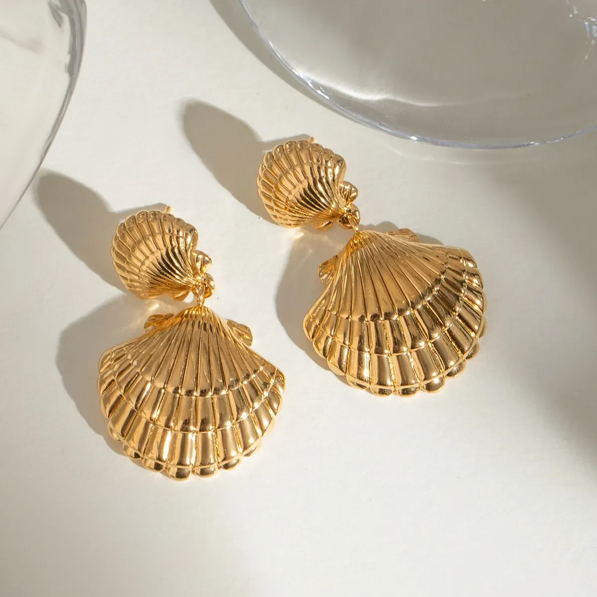Golden Deer King S925 Silver Vintage Antique Finish Earrings
