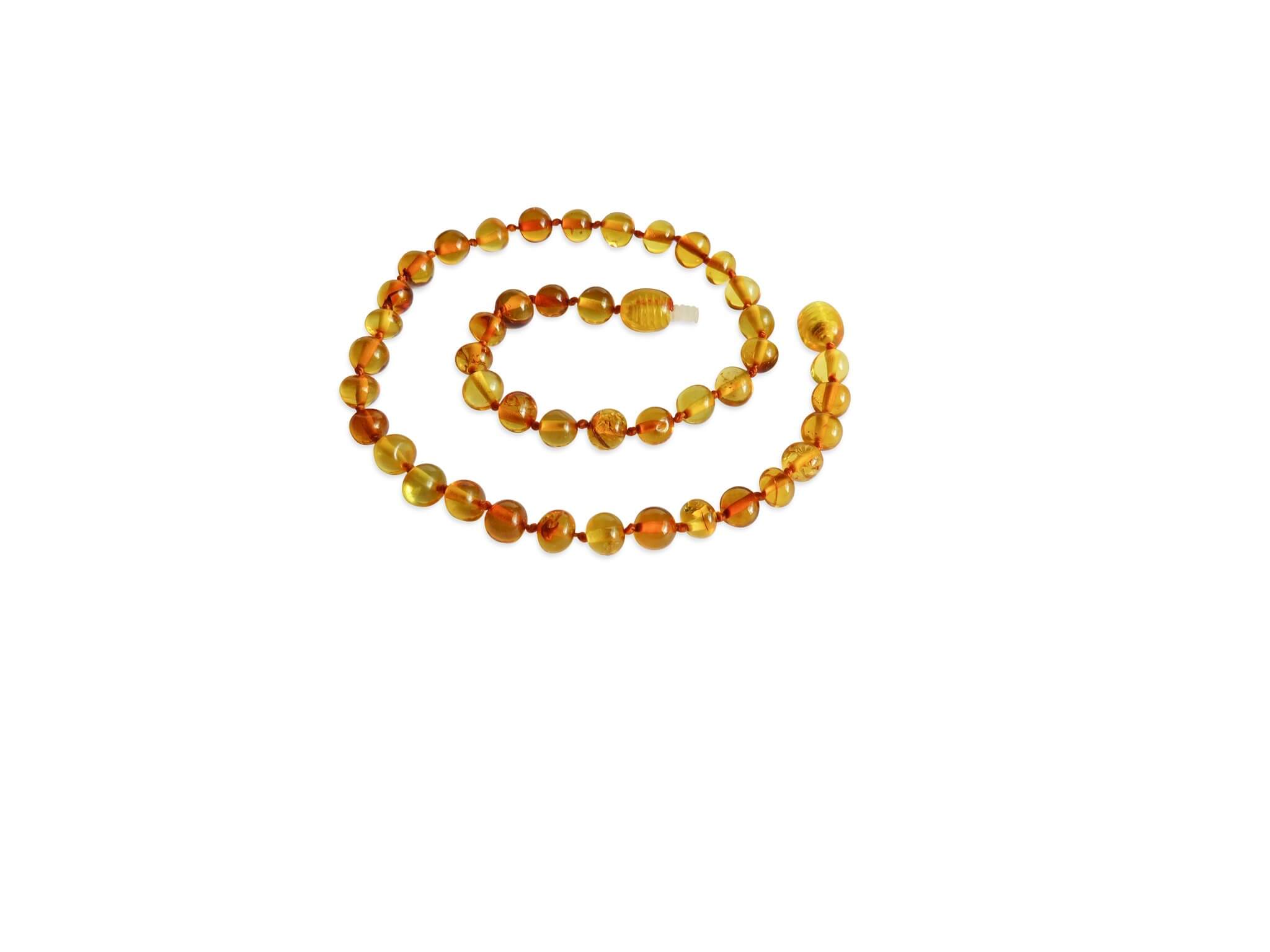 Amber Teething Necklace | Golden Honey | NZ Made