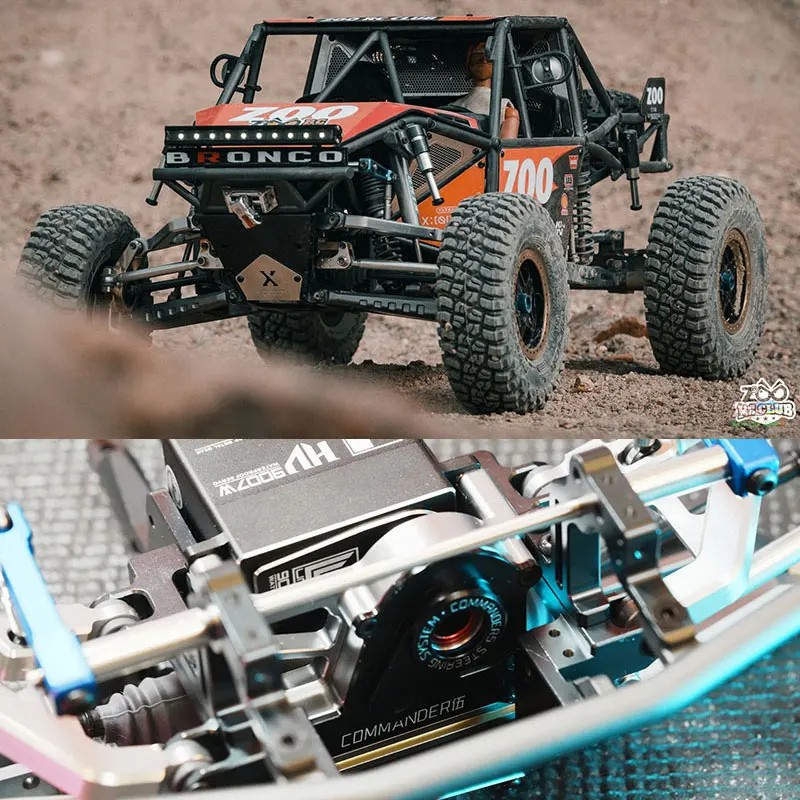 Capo U4 RC Car 1/8 Crawler RTR or KIT Model CD1582X – Remote Control Racing Vehicle with 2-Speed Transmission and Lights