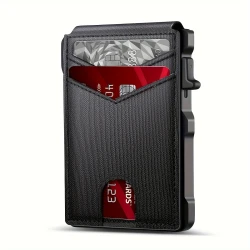 Premium Slim Leather RFID Blocking Wallet