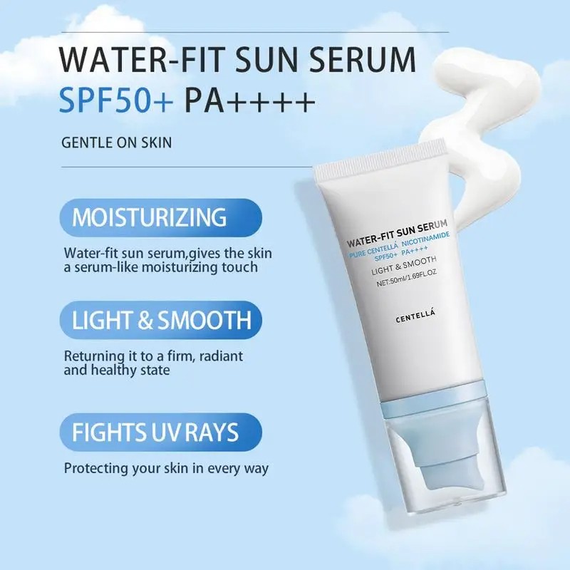 Sunscreen SPF 50 with Centella Asiatica – Non-Sticky Refreshing Sunscreen Essence for Dry