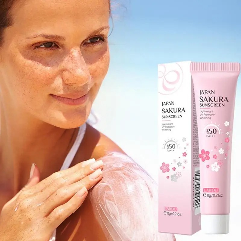 Facial and Body Sunscreen SPF 50 – Whitening, Sunblock Skin Protective Cream with Anti-Aging