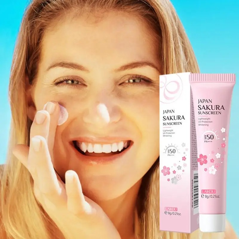 Facial and Body Sunscreen SPF 50 – Whitening, Sunblock Skin Protective Cream with Anti-Aging