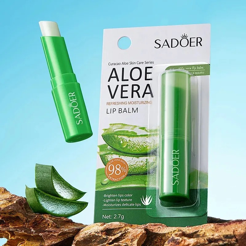 Lip Aloe Balm – Nourishing, Hydrating, and Moisturizing Lip Care for Preventing Cracking and Repairing Dry Lips