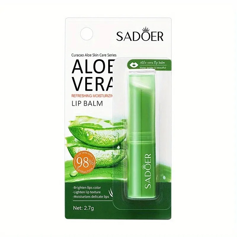 Lip Aloe Balm – Nourishing, Hydrating, and Moisturizing Lip Care for Preventing Cracking and Repairing Dry Lips