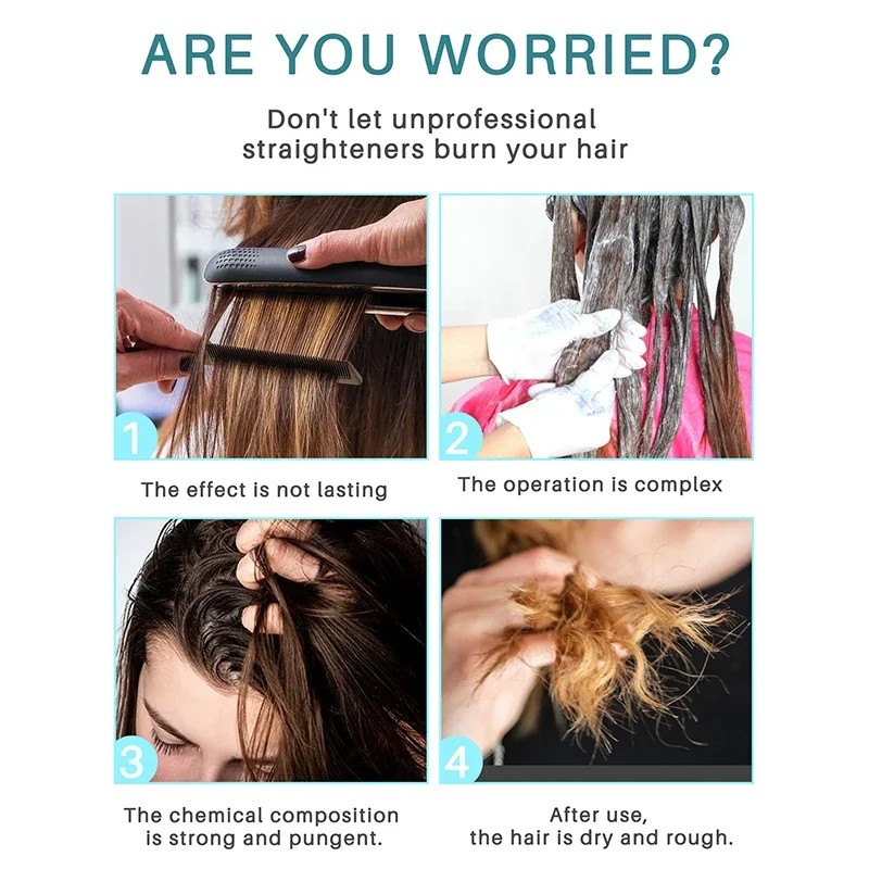 Keratin Hair Straightening Cream – Professional Smoothing Treatment for Permanent Hair Straightening