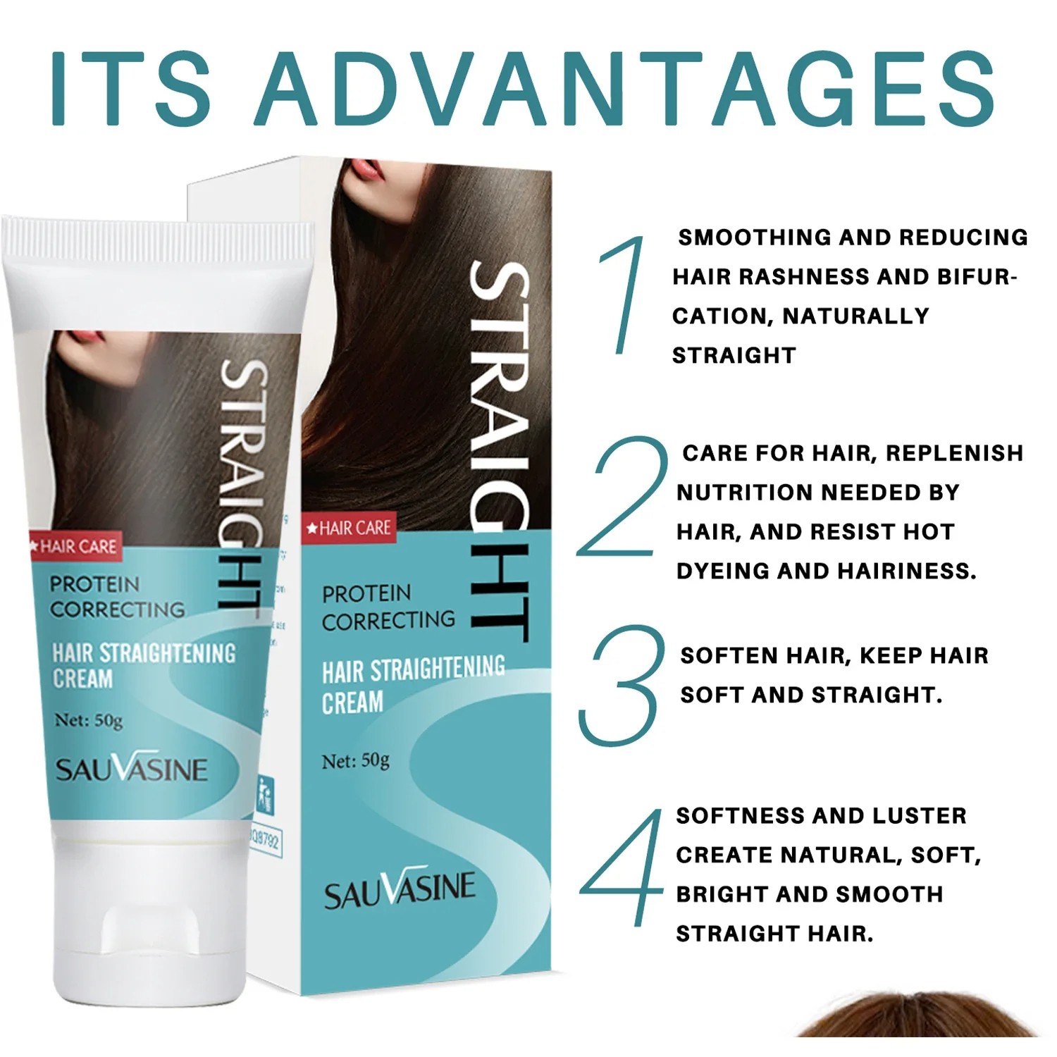 Keratin Hair Straightening Cream – Professional Smoothing Treatment for Permanent Hair Straightening