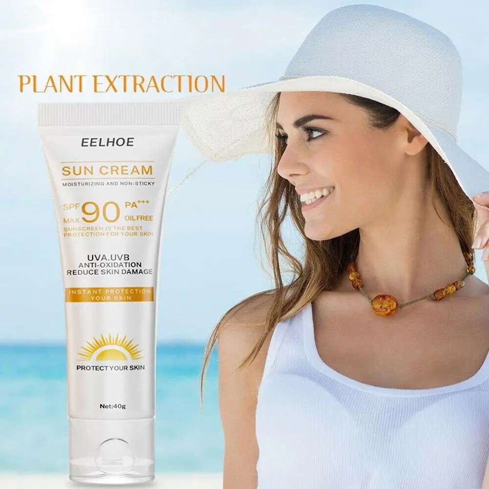 SPF 90 Facial and Body Sunscreen Serum – Sunblock Skin Protective Cream with Moisturizing