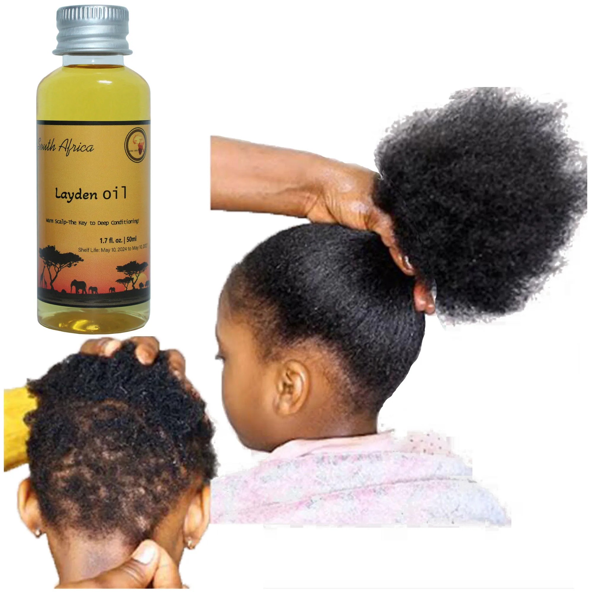 Artisanal African Traditional Layden Nourish Oil – 50ml Scalp & Hair Roots Strengthening Moisturizer