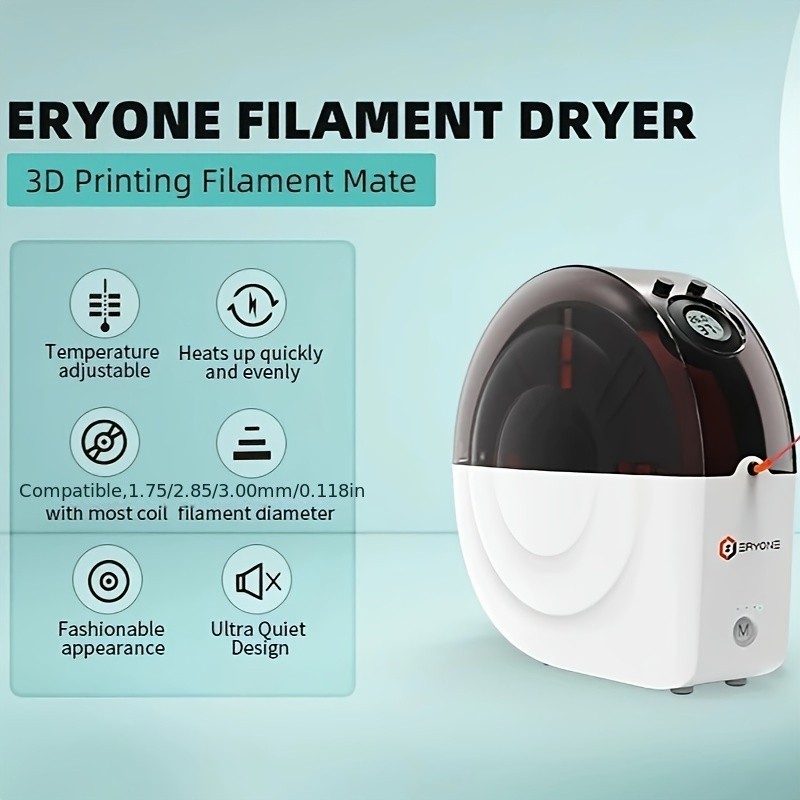 ERYONE Promotion New Snail Dryer Box M2 For 3D Printing Filament – All-Round Drying With High Precision Thermohygrometer