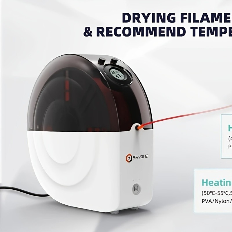 ERYONE Promotion New Snail Dryer Box M2 For 3D Printing Filament – All-Round Drying With High Precision Thermohygrometer