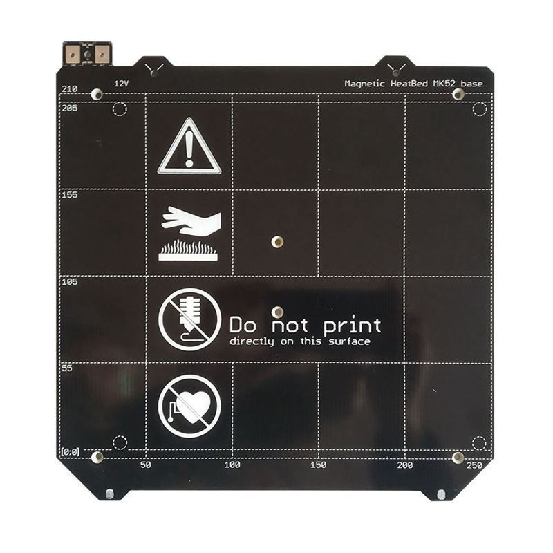 3D Printer Accessories Prusa Mini Hot Bed MK3S Magnetic Magnet Heating Plate Hot Bed PEI Plate