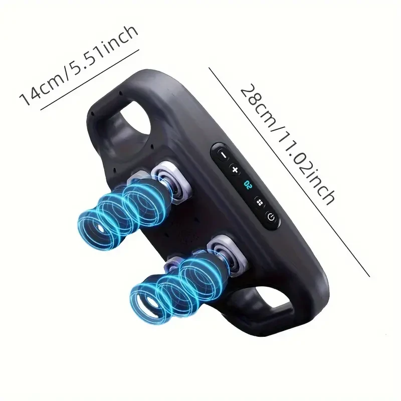 Fenash 6-Head Deep Tissue Massager with Rechargeable Nickel Battery