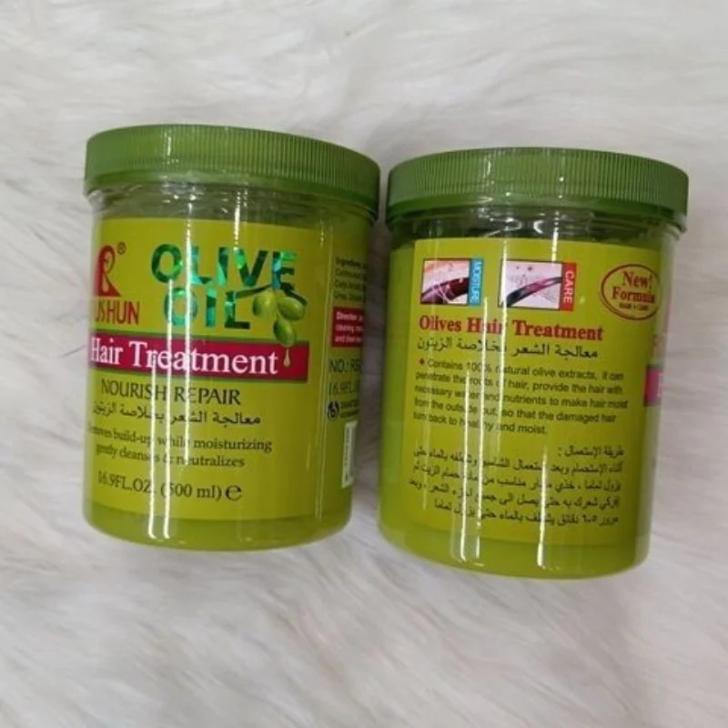500ml Olive Oil Hair Treatment Conditioner – Olives Hair Mask for Deep Hydration and Repair