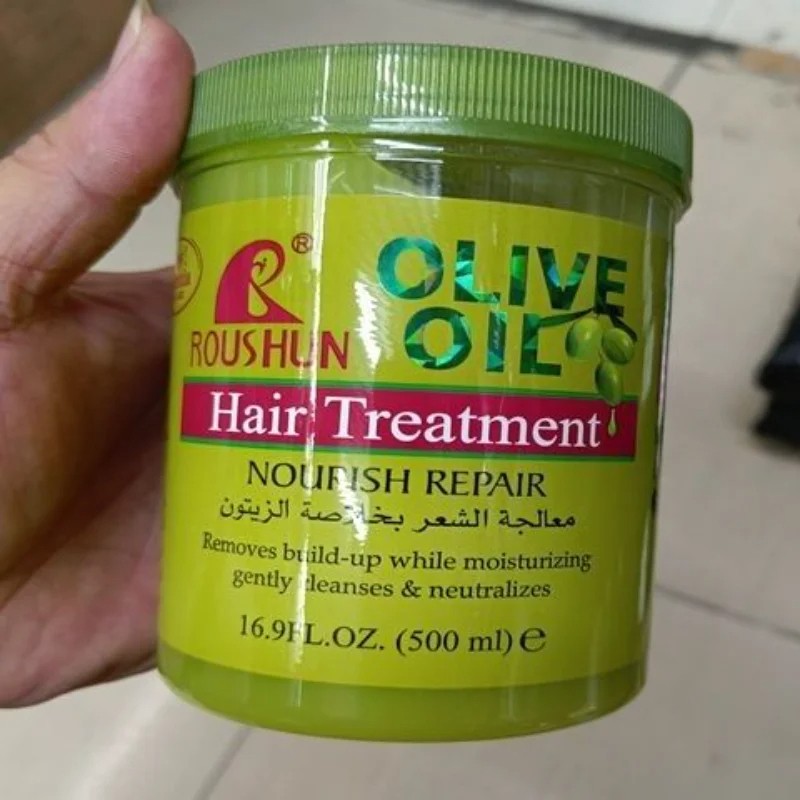 500ml Olive Oil Hair Treatment Conditioner – Olives Hair Mask for Deep Hydration and Repair