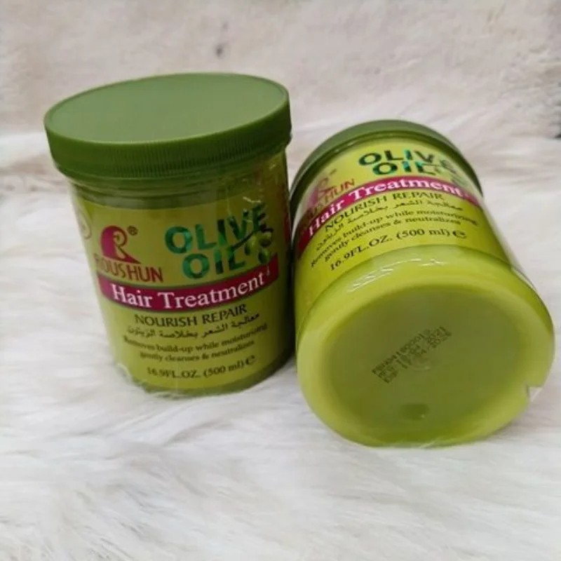 500ml Olive Oil Hair Treatment Conditioner – Olives Hair Mask for Deep Hydration and Repair