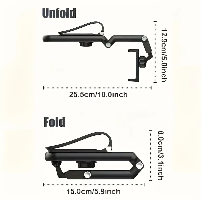 Universal 1080° Rotatable Sun Visor Car Phone Holder