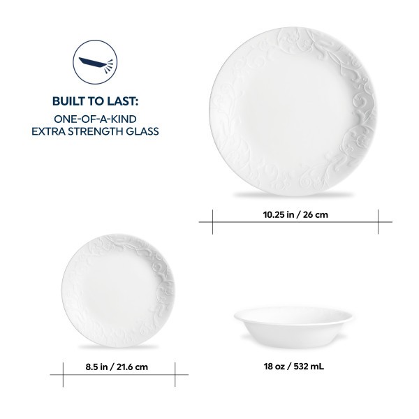 Bella Faenza Vitrelle 12pc Set - Corelle