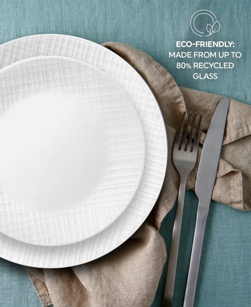 Linen Weave 12pc Dinnerware Set - Corelle