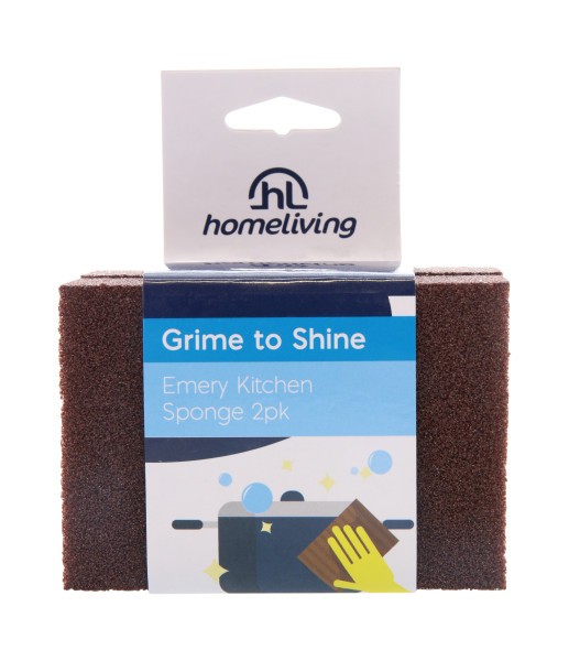 Emery Kitchen Sponges 2pk - Homeliving