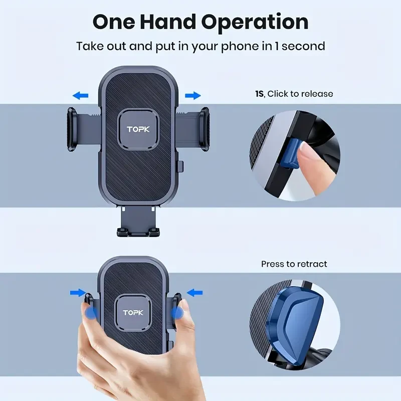 360° Rotation Car Phone Holder for Air Vent