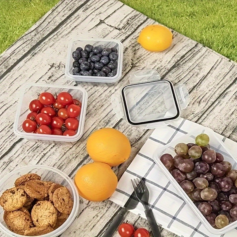 12pcs BPA-Free Leak-Proof Food Storage Set – Airtight Containers with Snap Lock, Microwave Safe, Ideal for Supermarket Use, Perfect for Eid Al-Adha Mubarak