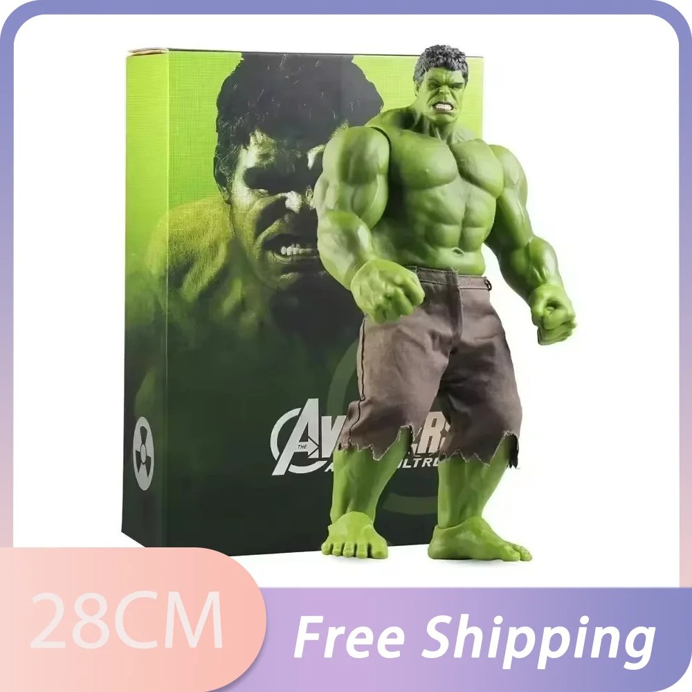 28 Anime Hulk Action Figures – Large Hulk Doll Model for Boys, Desktop Ornaments