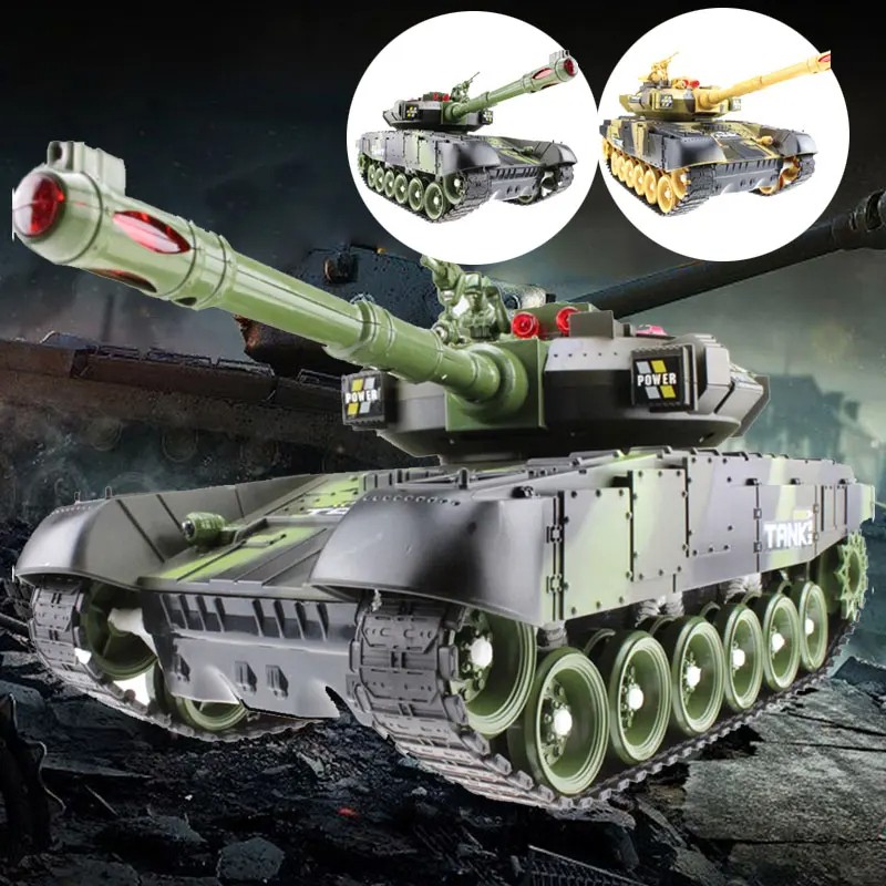 55/44CM RC Tank Military War Tanks Electric Car – Remote Control Radio-Controlled Crawler Toys