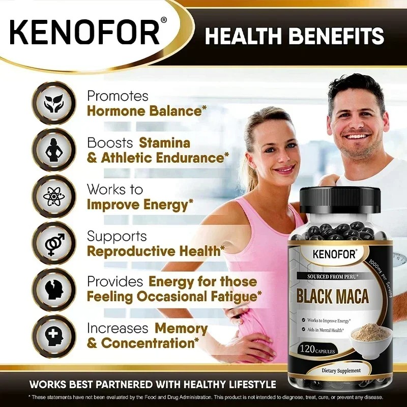 Best Maca for Men and Women – Relieves Fatigue, Anxiety, Increases Energy, Improves Stamina