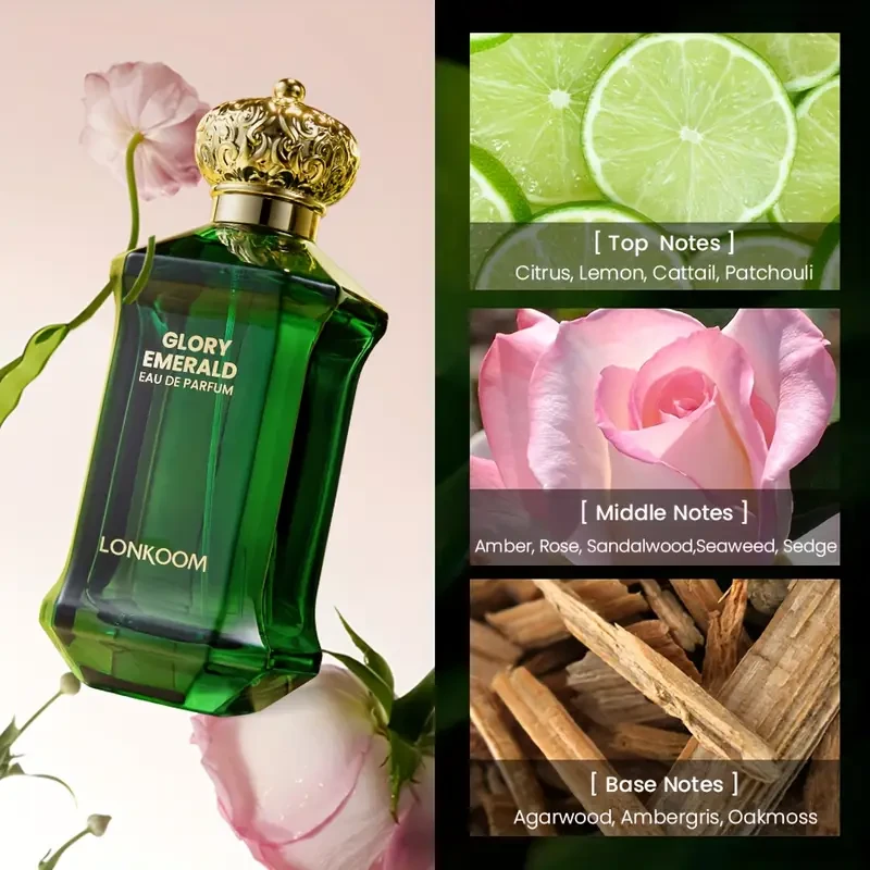 LONKOOM Glory Emerald Eau De Parfum for Men