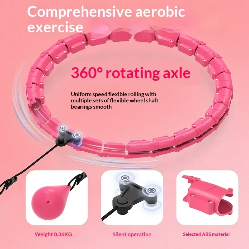Sports Ring Yoga Home Fitness Smart Ring Ring Does Not Fall Adjustable Waist Abdominal Weight Loss