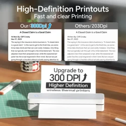 HPRT Traveling Wireless Portable Printer