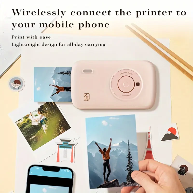 HPRT Photo Printer, a 2X3 Mini Portable Color Photo Printer