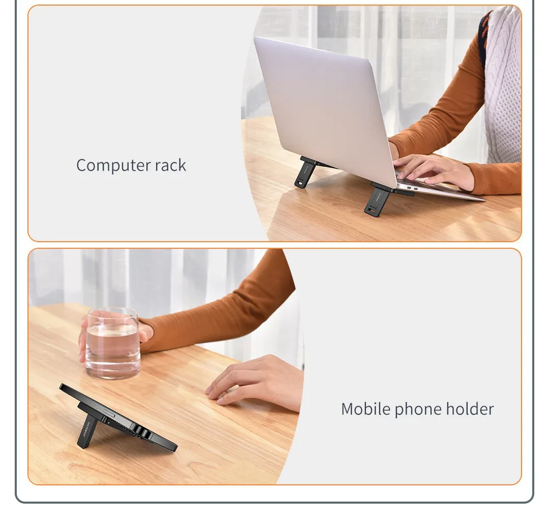 Lazy Bracket Foldable Carrying Belt Increased Ottoman Invisible Notebook Portable Bracket Gift