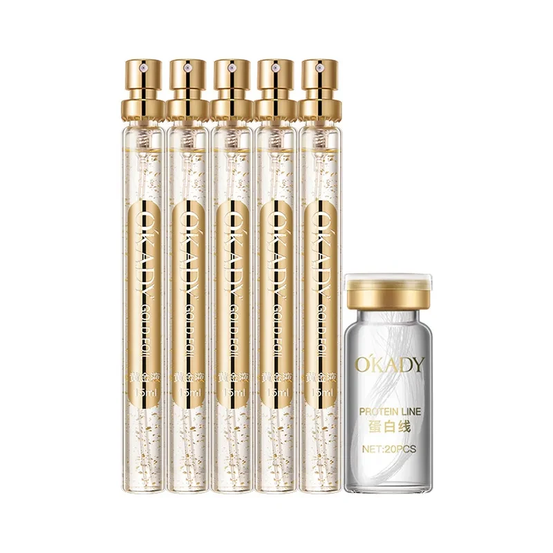 Gold Protein Peptide Maintenance Set Lifting Fine Lines Beauty Salon Set