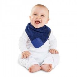 Teething Bandana Bib | 4 Months to 3 Years | Navy