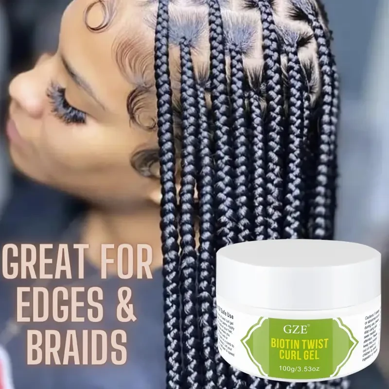 2 Pack GZE Biotin Twist Curl Gel